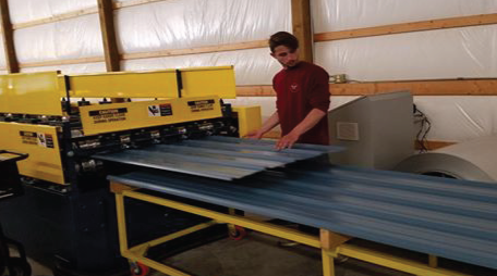 Metal roofing manufacturing process